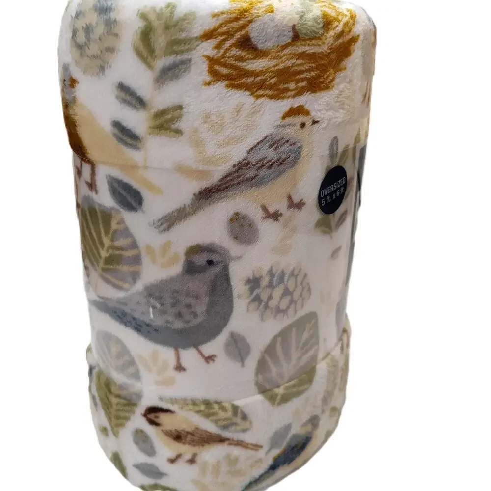 The Big One Birds Oversized Supersoft Plush Throw